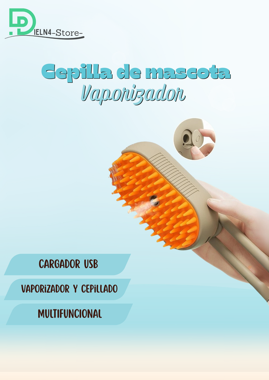 Cepillo vaporizador para mascotas