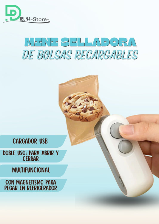 Mini Sellador De Bolsas Recargable
