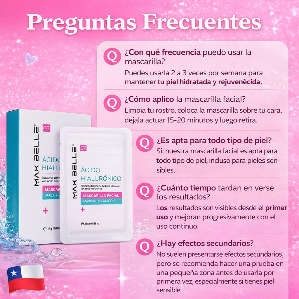 MASCARILLA FACIAL MAX BELLE X5